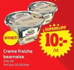 Nya Pulsen Arla creme fraiche bearnaise erbjuda
