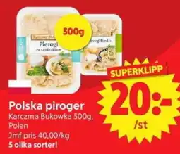 Nya Pulsen Polska piroger erbjuda