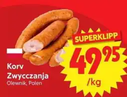 Nya Pulsen Superklipp Korv Zwyczzanja erbjuda