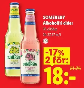Somersby alkoholfri cider