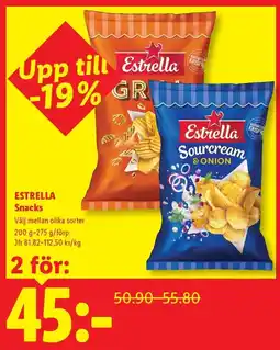 Lidl Estrella Snacks erbjuda