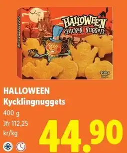 Lidl Halloween Kycklingnuggets erbjuda