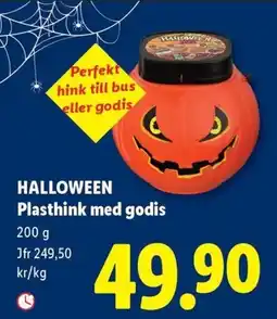 Lidl Plastthink med godis erbjuda