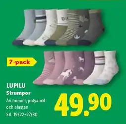 Lidl Lupilu Strumpor erbjuda