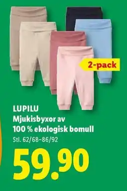 Lidl Lupilu mjukisbyxor erbjuda