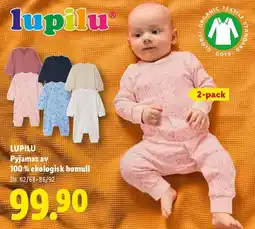 Lidl Lupilu Pyjamas av 100% ekologisk bomull erbjuda