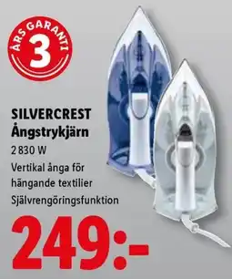 Lidl Silvercrest ångstrykjärn erbjuda