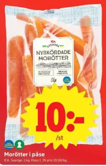 Morötter i påse
