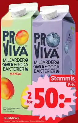 ICA Nära Proviva fruktdryck erbjuda
