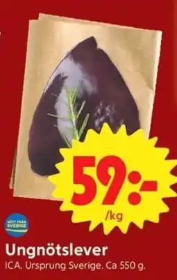 ICA Nära Ungnötslever erbjuda