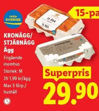 Kronägg/stjärnägg ägg