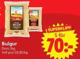 Nya Pulsen Bulgur erbjuda