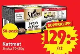 Nya Pulsen Sheba Kattmat erbjuda