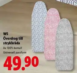 Lidl W5 överdrag till strykbräda erbjuda