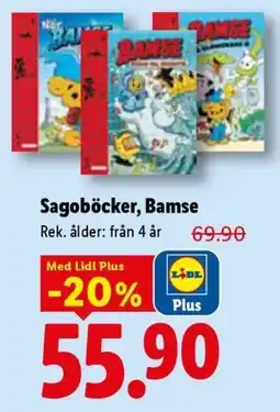 Lidl Sagoböcker, Bamse erbjuda