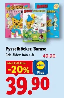 Lidl Pysselböcker, Bamse erbjuda