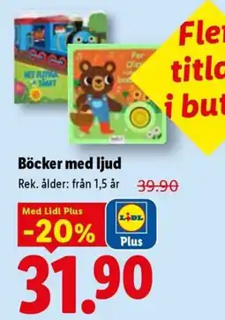 Lidl Lidl Plus Böcker med ljud erbjuda