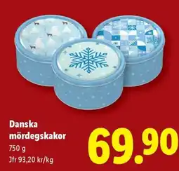 Lidl Danska mördegskakor erbjuda