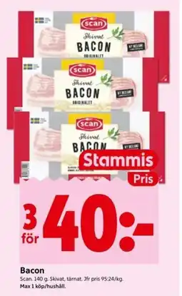 ICA Kvantum Scan Bacon erbjuda