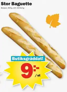 Pekås Stor Baguette erbjuda