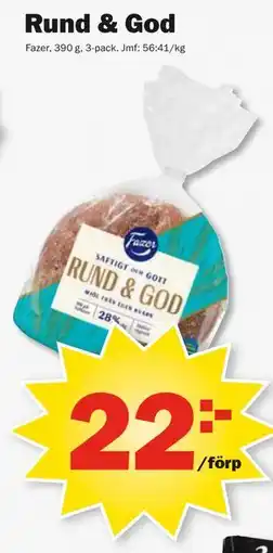 Pekås Rund & God erbjuda