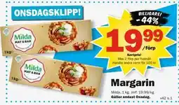 Pekås Margarin, Medlemspris erbjuda