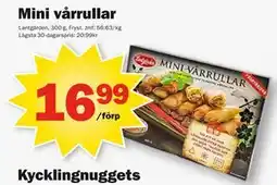 Pekås Mini vårrullar erbjuda