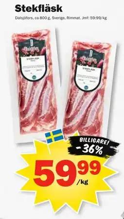 Pekås Stekfläsk erbjuda