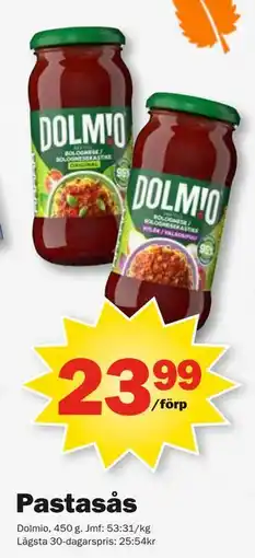 Pekås Pastasås erbjuda