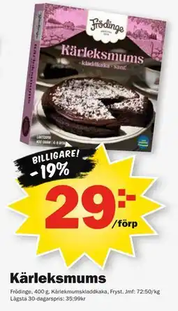 Pekås Kärleksmums erbjuda