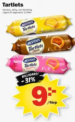 Pekås Tartlets erbjuda