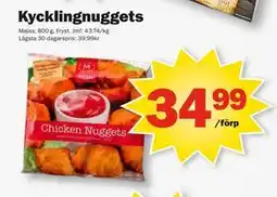 Pekås Kycklingnuggets erbjuda
