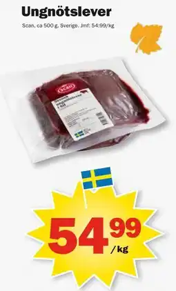 Pekås Ungnötslever erbjuda