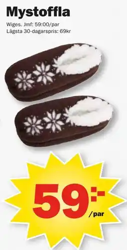 Pekås Mystoffla erbjuda