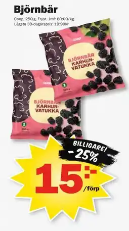 Pekås Björnbär erbjuda