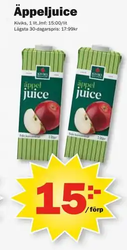 Pekås Äppeljuice erbjuda