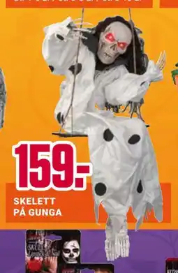 ÖoB SKELETT PÅ GUNGA erbjuda
