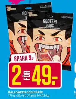 ÖoB HALLOWEEN GODISPÅSE erbjuda