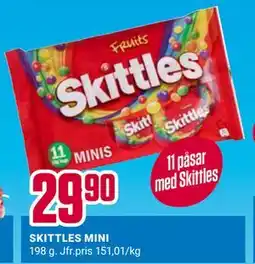 ÖoB SKITTLES MINI erbjuda