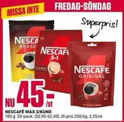 ÖoB NESCAFÉ erbjuda