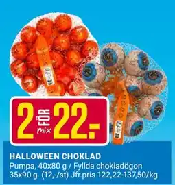 ÖoB HALLOWEEN CHOKLAD erbjuda