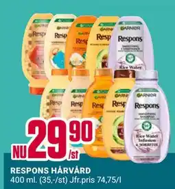 ÖoB RESPONS HÅRVÅRD erbjuda