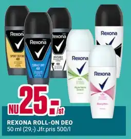ÖoB REXONA ROLL-ON DEO erbjuda