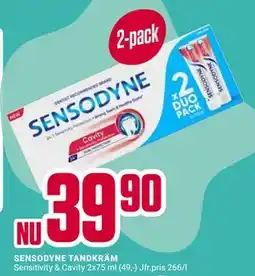 ÖoB SENSODYNE TANDKRÄM erbjuda
