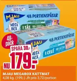 ÖoB MJAU MEGABOX KATTMAT erbjuda