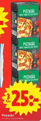 ICA Nära Ica pizzasås med tomater och örter erbjuda
