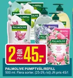 ÖoB PALMOLIVE PUMPTVÅL/REFILL erbjuda