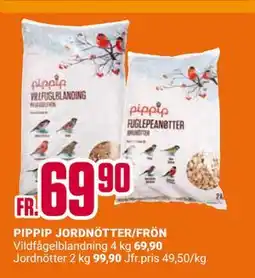 ÖoB PIPPIP JORDNÖTTER/FRÖN erbjuda