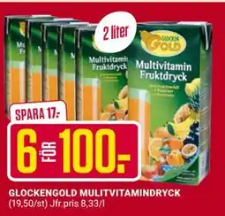 ÖoB GLOCKENGOLD MULITVITAMINDRYCK erbjuda