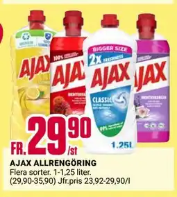ÖoB AJAX ALLRENGÖRING erbjuda